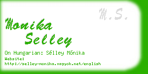 monika selley business card